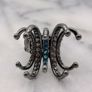 Gothic Grunge Modern Ring Costume Fashion‎ Spike Jewelry
